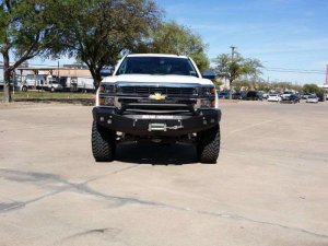 Chevrolet 1500 Front Bumper - Road Armor - Stealth with Pre-Runner Guard - Tex Blk - `14-`15